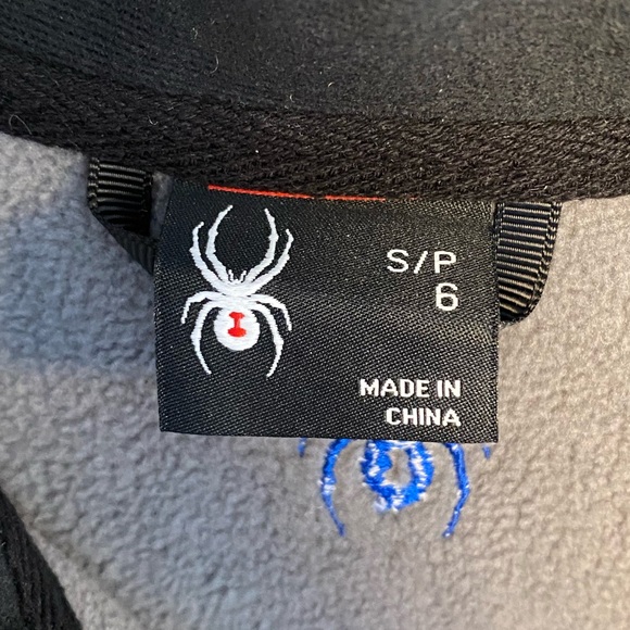 Spyder Zippered Sweatshirt Jacket - Picture 3 of 4